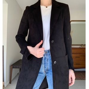 Zara Suede Trench Coat
